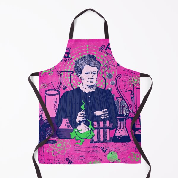 Item preview, Maria Skłodowska-Curie in green and pink designed and sold by Drawmecute.