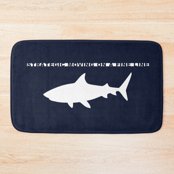 Item preview, Tiger Shark - Strategic Moving on a Fine Line, Unique designed and sold by villacreativa.