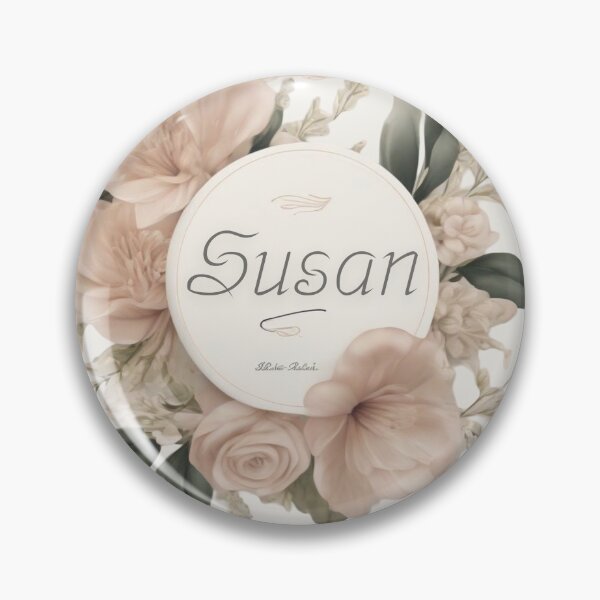 Item preview, Romantic: Susan | A Delicate Floral Namepiece designed and sold by 48remarks.