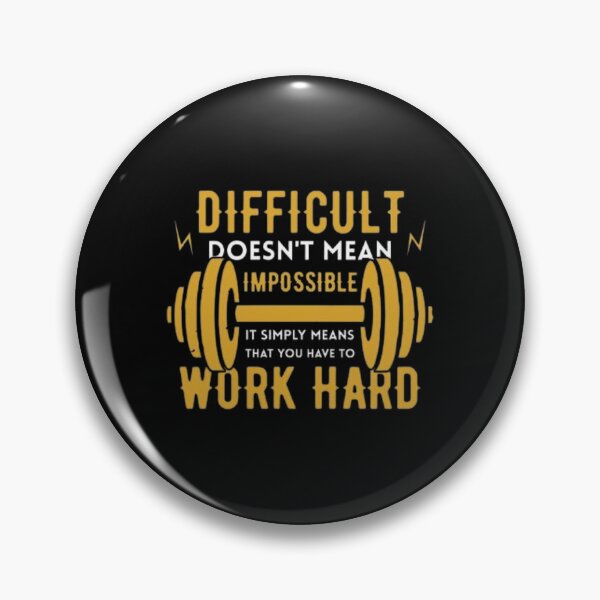Item preview, WORK HARD designed and sold by Zen Fit.