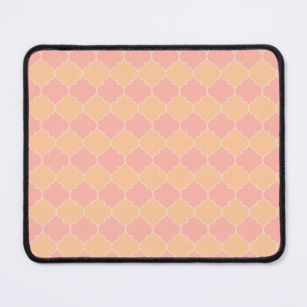 Item preview, Moroccan trellis peach orange pattern designed and sold by sasyall.