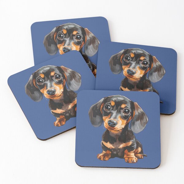 Aperçu de l'œuvre Chiot Teckel créée et vendue par VelvetRoom.