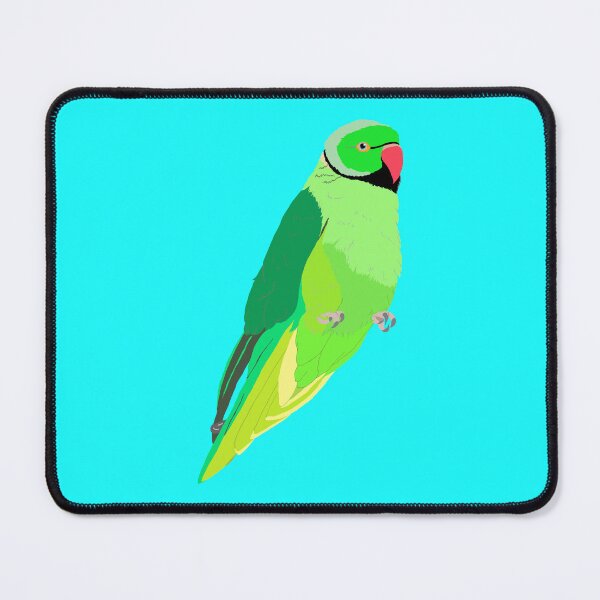 Item preview, Cute Indian Ringneck Parakeet Green Version designed and sold by TiffinByLK.