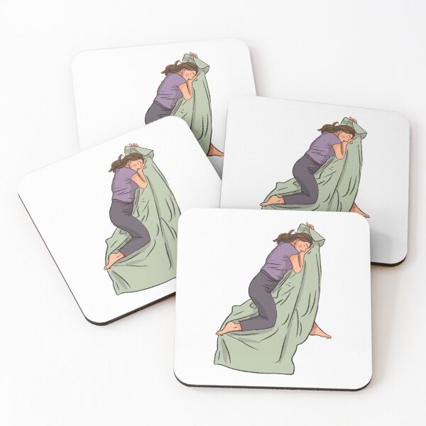 Item preview, Women in purple pajama and she is sleeping  designed and sold by Hessah-HA.