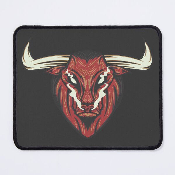 Item preview, Cabeza de toro de cuerno largo montada con mirada feroz designed and sold by Verro Riezie.