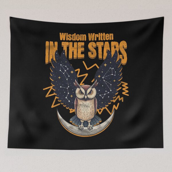 Item preview, WISDO WRITTEN IN THE STARS - NIGHT OWL designed and sold by justyna-s28.