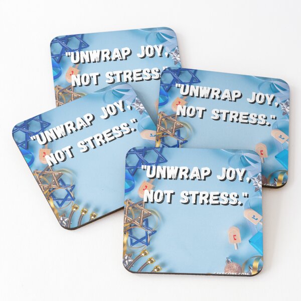 Item preview, "Unwrap joy, not stress." designed and sold by CUTESTUFFnow.
