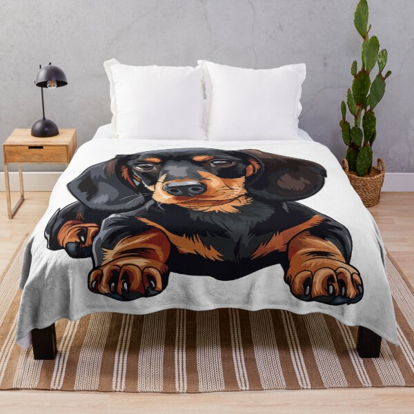 Aperçu de l'œuvre Chiot Teckel créée et vendue par VelvetRoom.