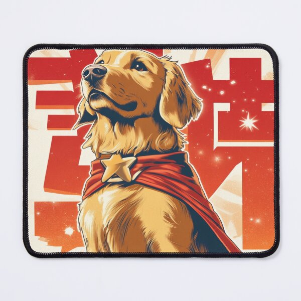 Item preview, Loyal Hero The Golden Retriever's Starry Triumph designed and sold by PrintsByFrank.