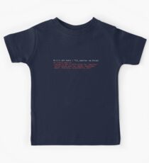 PowerShell Error 2 Kids Tee