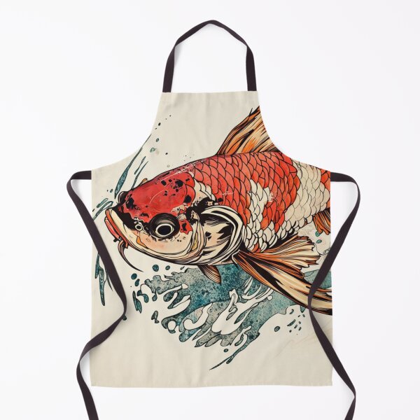 Item preview, Mysterious Japanese Koi Carp Art designed and sold by GrinGalore.