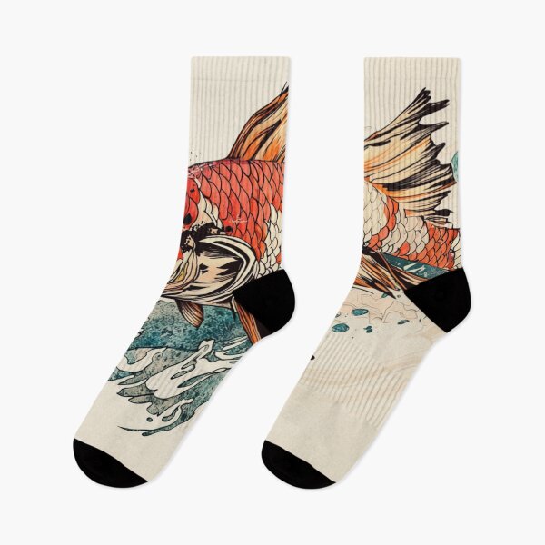 Item preview, Mysterious Japanese Koi Carp Art designed and sold by GrinGalore.