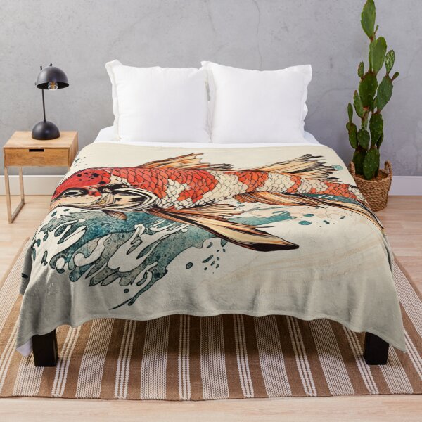 Item preview, Mysterious Japanese Koi Carp Art designed and sold by GrinGalore.