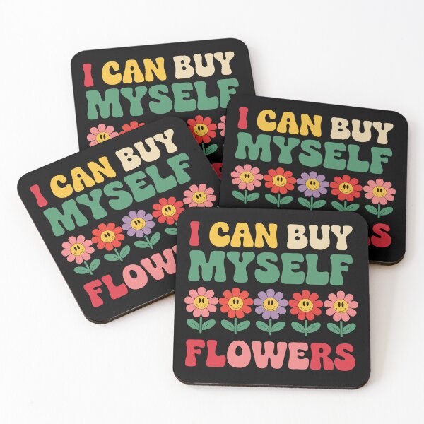 Item preview, I Can Buy Myself Flowers  designed and sold by ArtByMouad.