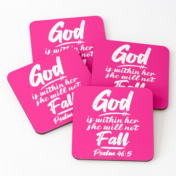 Item preview, Psalm 46:5 God Is Within Her She Will Not Fall designed and sold by plushism.