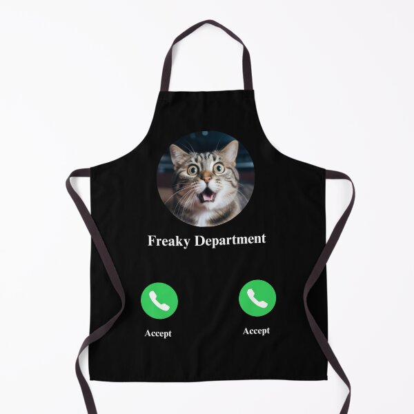 Item preview, Freaky Department calling meme cat designed and sold by MilkyForest.