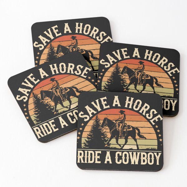 Item preview, Save a horse ride a cowboy vintage designs - Christmas designed and sold by Redjakkal.