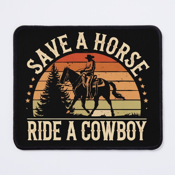 Item preview, Save a horse ride a cowboy vintage designs - Christmas designed and sold by Redjakkal.