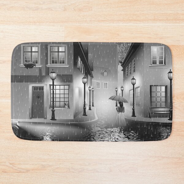 Item preview, Stroll Through the Rainy Streets designed and sold by Art By M.