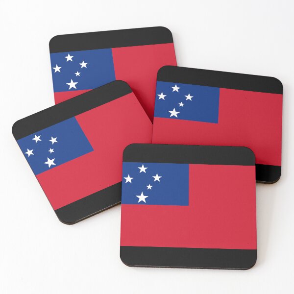 Item preview, Flag of Samoa designed and sold by TinaJostDesigns.