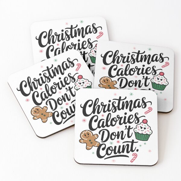 Item preview, Christmas Calories Don't Count Festive Holiday designed and sold by TheWizArt.