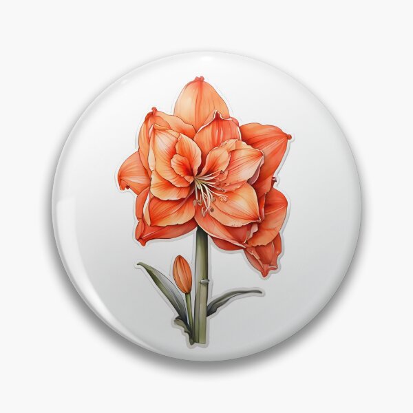 Item preview, Orange Amaryllis designed and sold by HOMETOWN86.