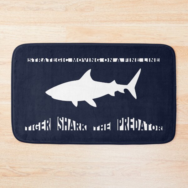 Item preview, Tiger Shark, The Predator - Strategic Moving on a Fine Line, Unique designed and sold by villacreativa.