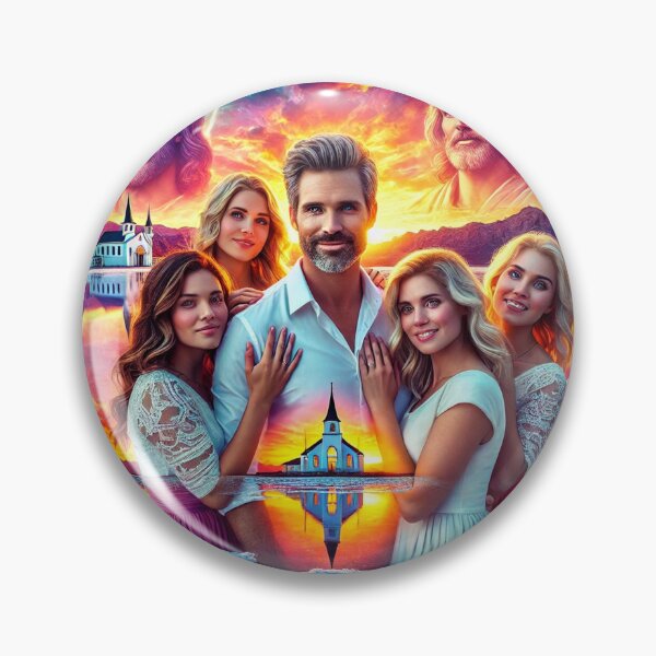 Item preview, Salt Lake Holy Polygamy Sunset Reflection Lord God in the Sky designed and sold by Meta2Physical.