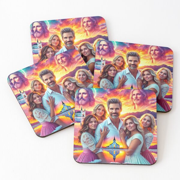 Item preview, Salt Lake Holy Polygamy Sunset Reflection Lord God in the Sky designed and sold by Meta2Physical.