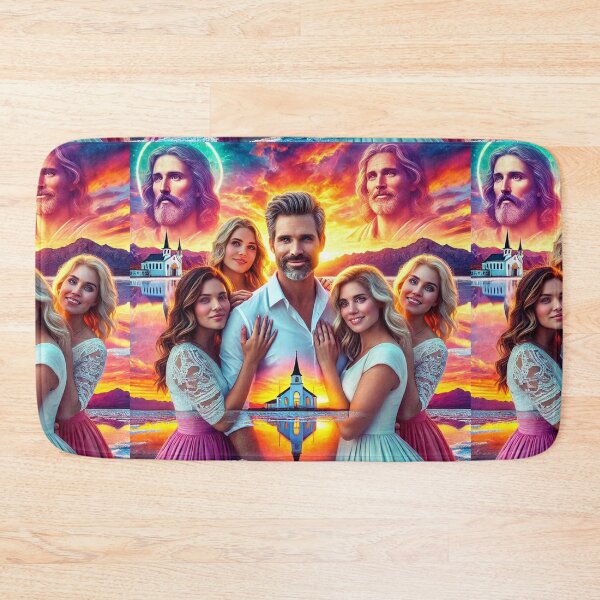 Item preview, Salt Lake Holy Polygamy Sunset Reflection Lord God in the Sky designed and sold by Meta2Physical.