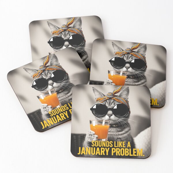 Item preview, Madam Cat - Sounds like a January Problem  designed and sold by Wearable Prints.