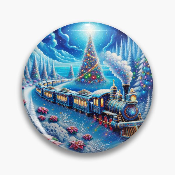 Item preview, Christmas Steam Locomotive designed and sold by M-Y-A-R-T-.