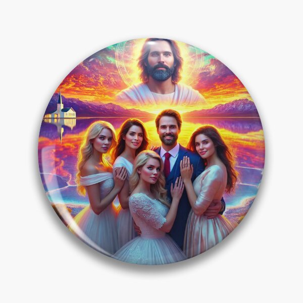 Item preview, Sacred Polygamous Union in Utah's Divine Desert Salt Lake at Sunset designed and sold by Meta2Physical.