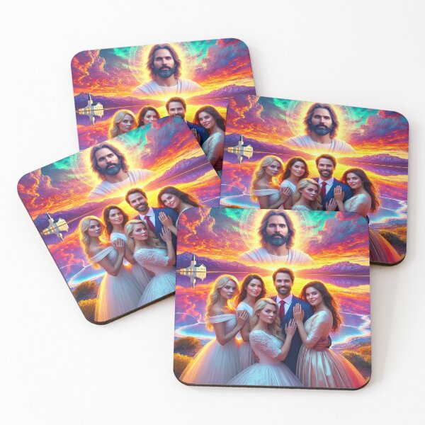 Item preview, Sacred Polygamous Union in Utah's Divine Desert Salt Lake at Sunset designed and sold by Meta2Physical.