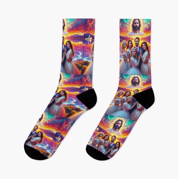 Item preview, Sacred Polygamous Union in Utah's Divine Desert Salt Lake at Sunset designed and sold by Meta2Physical.