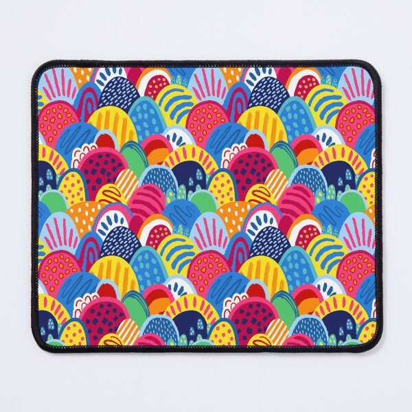 Item preview, Happy Hills - Colorful Easter Eggs Pattern designed and sold by klossisch.