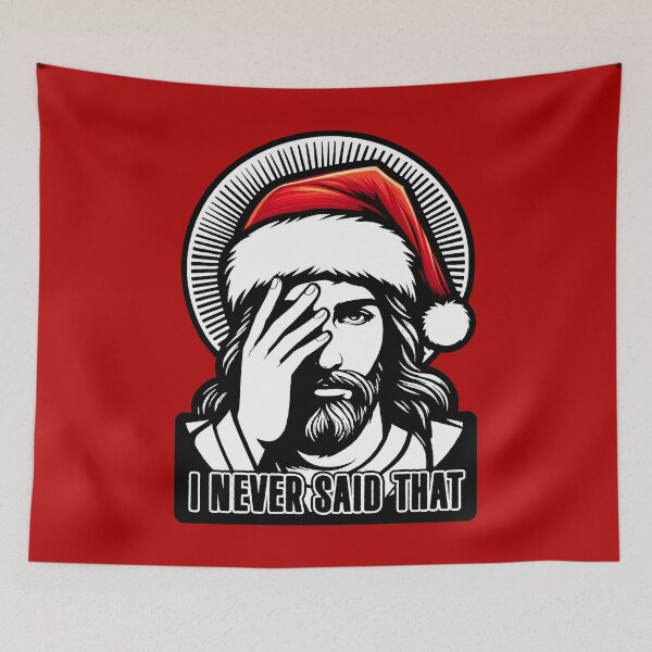 Item preview, Jesus Never Said That Merry Christmas designed and sold by plushism.