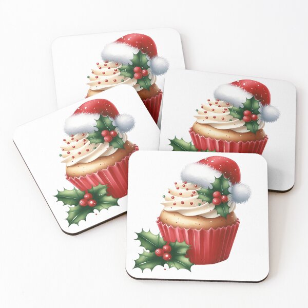 Item preview, Delicious A0517 Christmas Cupcake: Festive, Elegant, and Decadent Treats for Holiday Parties, Gifting & Christmas Celebrations – Perfect Seasonal Dessert designed and sold by angieart68.