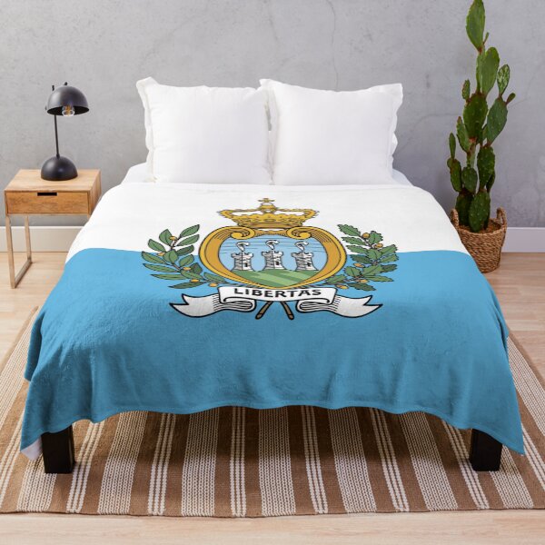 Item preview, Flag of San Marino designed and sold by TinaJostDesigns.
