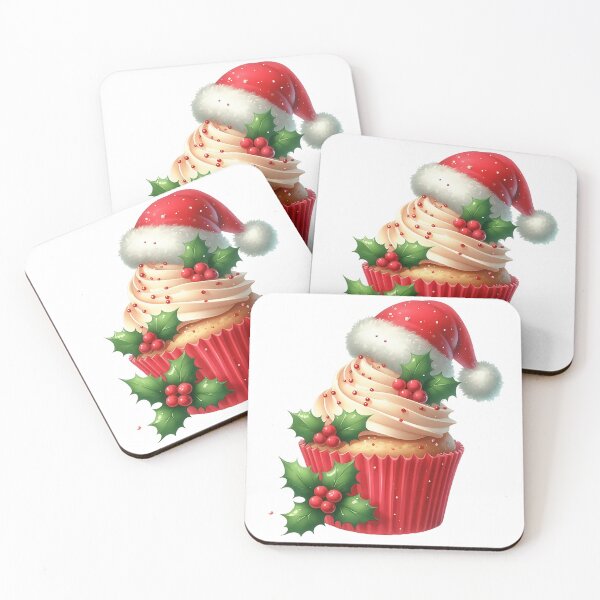 Item preview, Delicious A0517 Christmas Cupcake: Festive, Elegant, and Decadent Treats for Holiday Parties, Gifting & Christmas Celebrations – Perfect Seasonal Dessert designed and sold by angieart68.