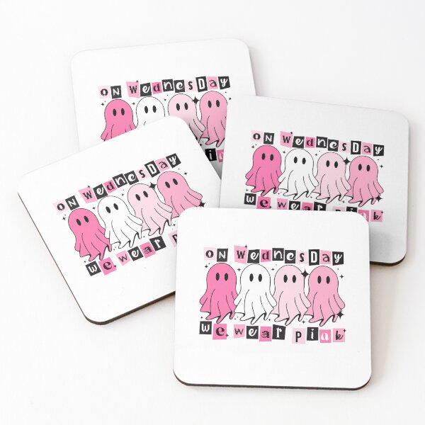 Item preview, On Wednesday, We Wear Pink - Ghostly Edition designed and sold by Fernandink1.