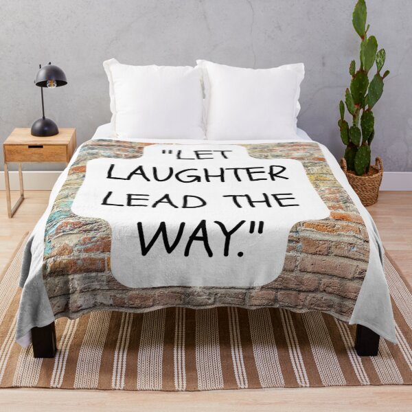 Item preview, "Let laughter lead the way." designed and sold by CUTESTUFFnow.