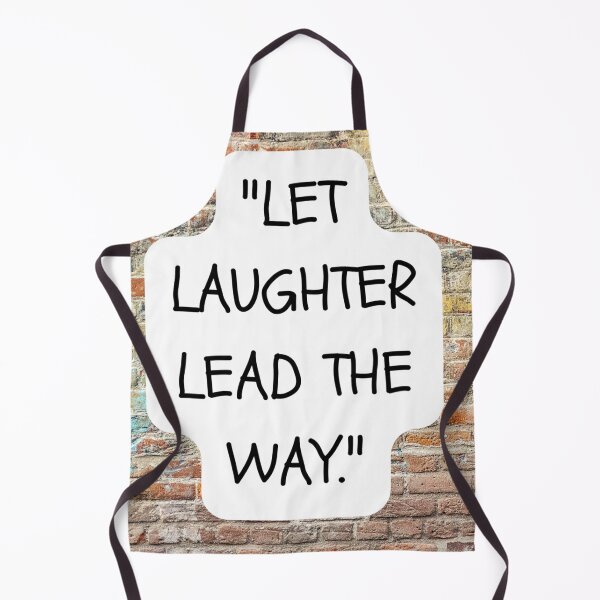 Item preview, "Let laughter lead the way." designed and sold by CUTESTUFFnow.