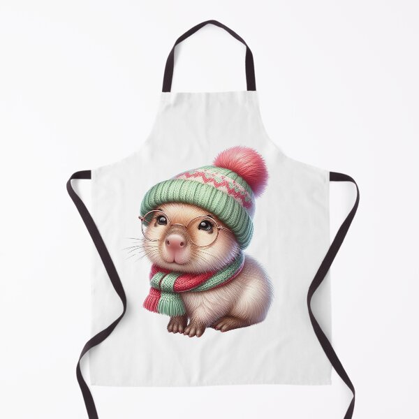 Item preview, Adorable A0523 Capybara Winter: Cute, Cozy, and Perfect for Winter-Themed Décor, Gifts & Collectibles – Embrace the Warmth of Winter designed and sold by angieart68.