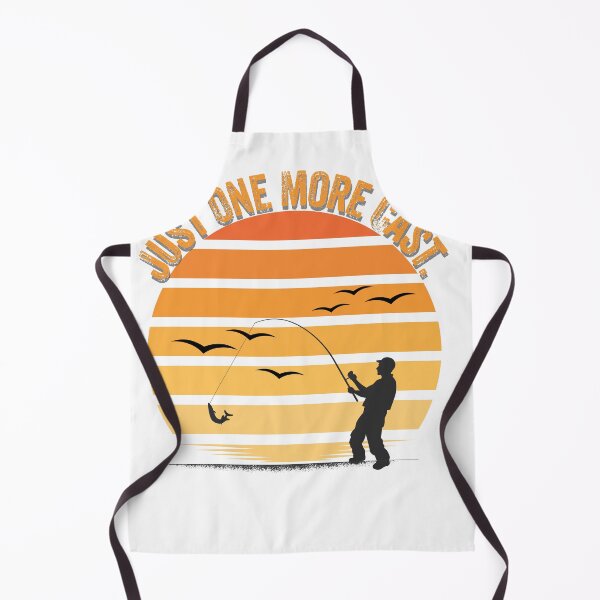 Item preview, Just One More Cast - Retro Fisherman Silhouette Design designed and sold by JCRockDesign.
