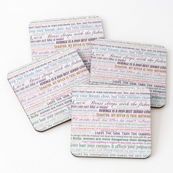 Item preview, Godfather Quotes designed and sold by Montage-Madness.