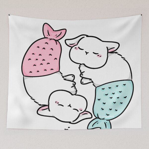 Item preview, Pisces Bunny | Bunniesmee Zodiac Sign Edition T-Shirt designed and sold by bunniesmee.
