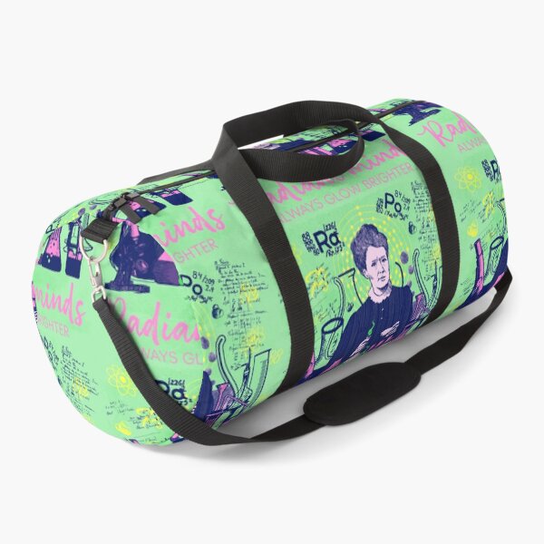Item preview, Maria Skłodowska-Curie in green and pink; pastel; Radiant minds designed and sold by Drawmecute.