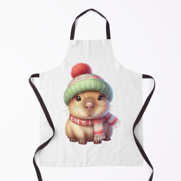 Item preview, Adorable A0523 Capybara Winter: Cute, Cozy, and Perfect for Winter-Themed Décor, Gifts & Collectibles – Embrace the Warmth of Winter designed and sold by angieart68.