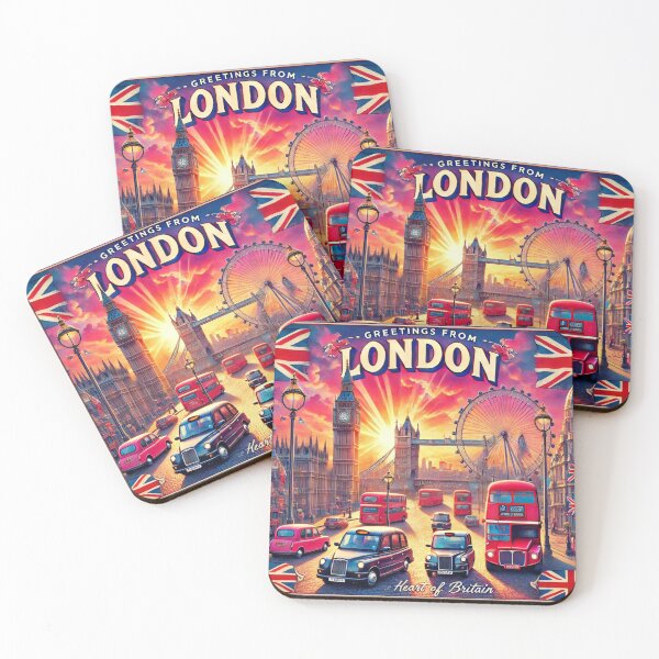 Item preview, Greetings from London: The Heart of Britain designed and sold by Meta2Physical.